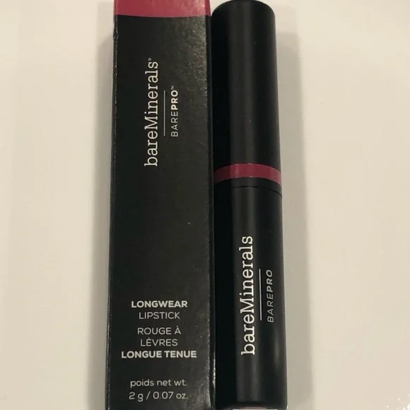 Bareminerals Petunia Barepro Longwear Lipstick Matte Finish Full Size - Picture 6 of 7